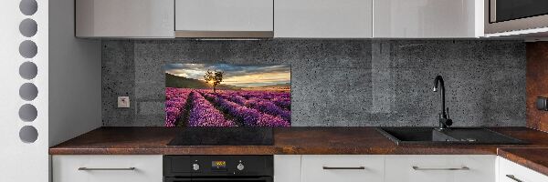 Keuken achterwand Lavendelveld