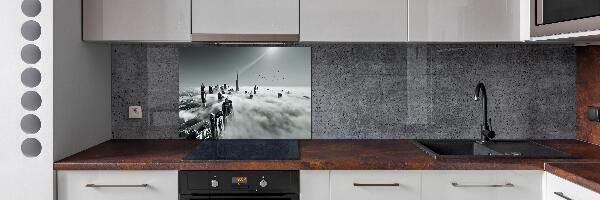 Spatplaat keuken Mist boven Dubai