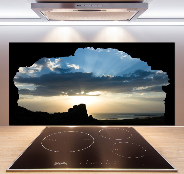 Achterwand keuken Zonsondergang