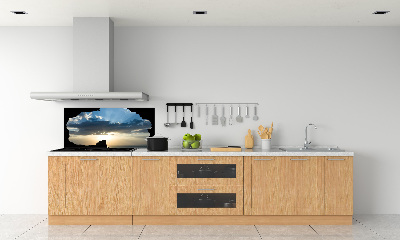 Achterwand keuken Zonsondergang