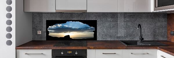 Achterwand keuken Zonsondergang