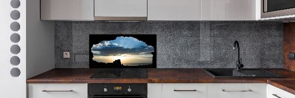 Achterwand keuken Zonsondergang