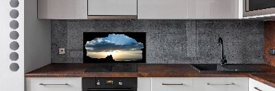 Achterwand keuken Zonsondergang