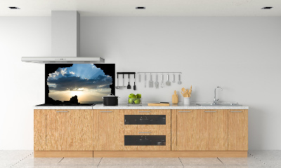 Achterwand keuken Zonsondergang