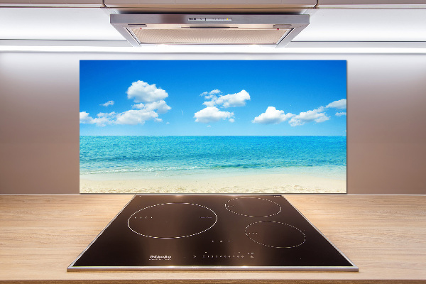 Spatscherm keuken Paradijsstrand