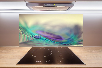 Spatplaat keuken Een druppel op een veer