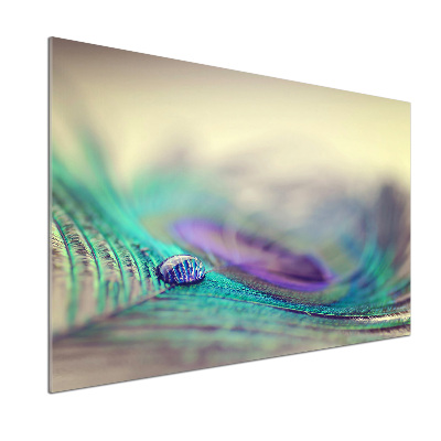 Spatplaat keuken Een druppel op een veer