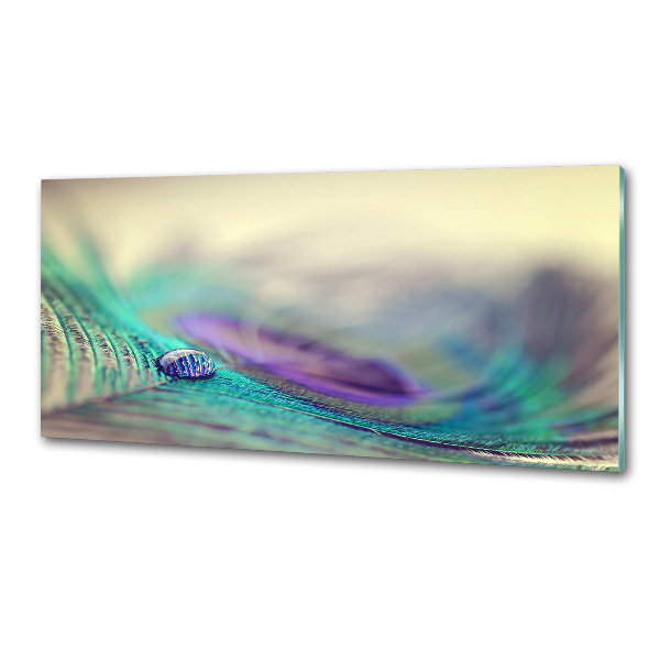 Spatplaat keuken Een druppel op een veer