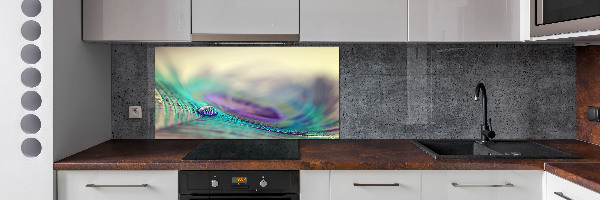 Spatplaat keuken Een druppel op een veer