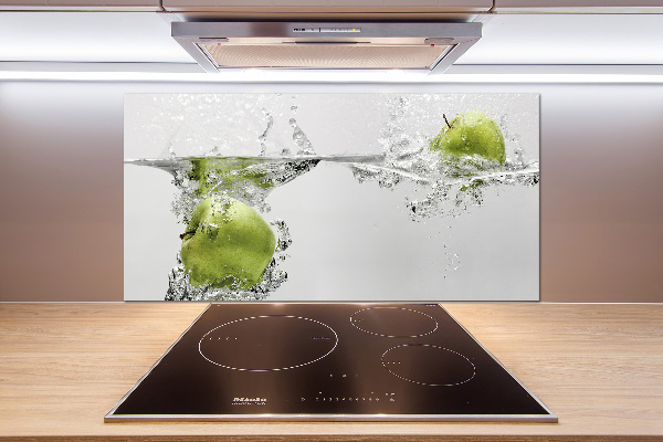 Achterwand keuken Een appel onder water