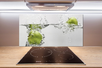 Achterwand keuken Een appel onder water
