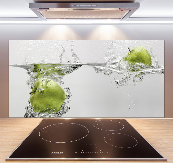 Achterwand keuken Een appel onder water