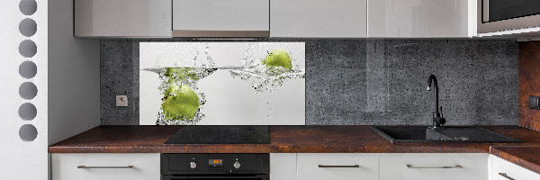 Achterwand keuken Een appel onder water