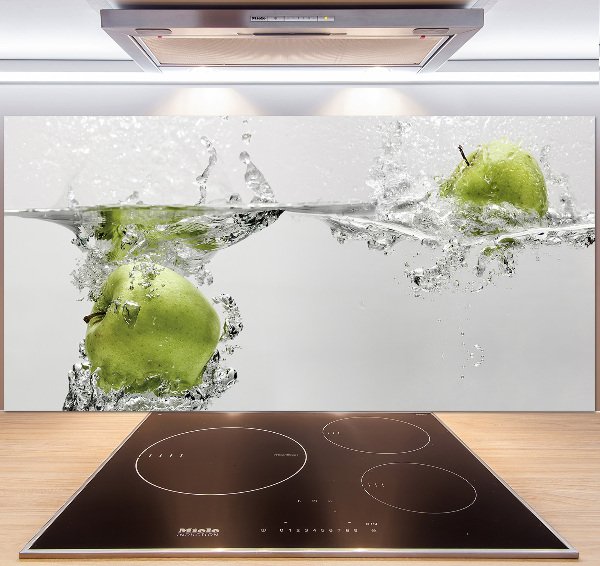 Achterwand keuken Een appel onder water