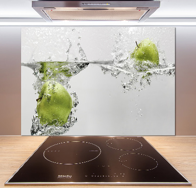Achterwand keuken Een appel onder water