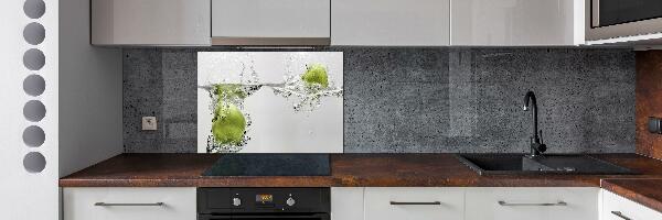 Achterwand keuken Een appel onder water