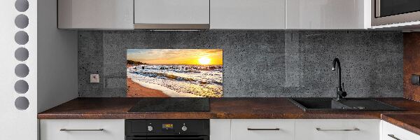 Keuken achterwand Zonsondergangstrand