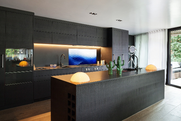Keuken achterwand Kubussen achtergrond