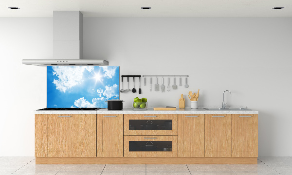 Spatscherm keuken Wolken aan de hemel