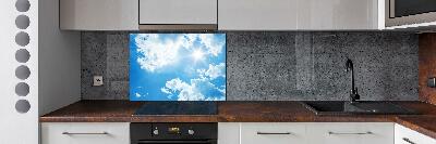 Spatscherm keuken Wolken aan de hemel