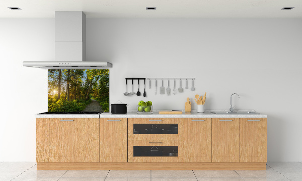 Spatplaat keuken Woud