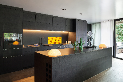 Achterwand keuken Zonnebloemen