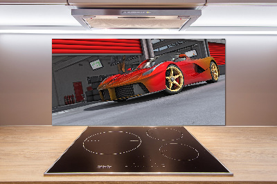 Achterwand keuken Racer