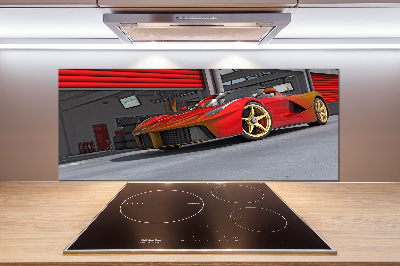 Achterwand keuken Racer