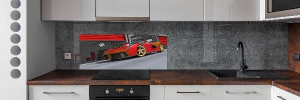 Achterwand keuken Racer