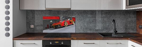Achterwand keuken Racer