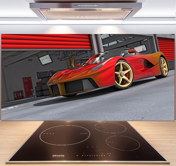 Achterwand keuken Racer