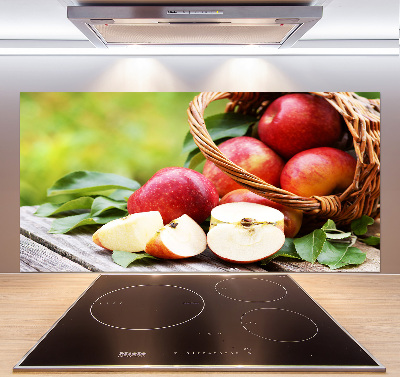 Keuken achterwand Appels in een mand