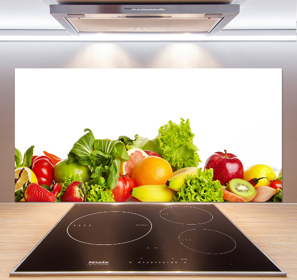 Achterwand keuken Fruit en groenten
