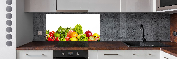 Achterwand keuken Fruit en groenten