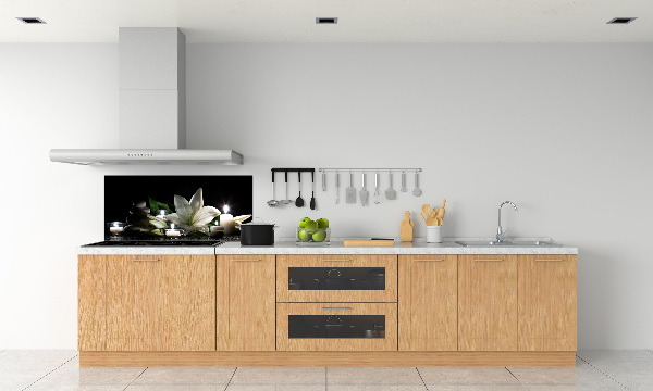 Keuken achterwand Witte lelie