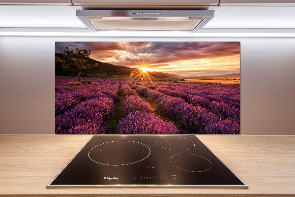 Keuken achterwand Lavendelveld