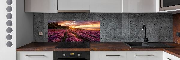 Keuken achterwand Lavendelveld