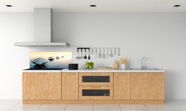 Spatplaat keuken Lotusbloemen
