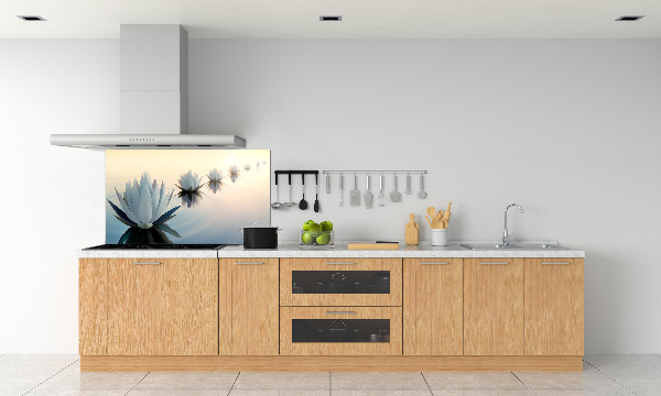 Spatplaat keuken Lotusbloemen