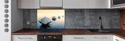 Spatplaat keuken Lotusbloemen