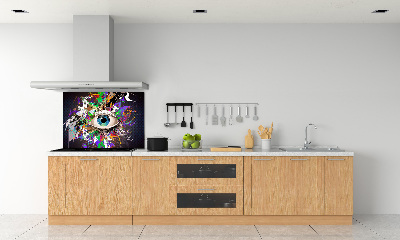 Spatplaat keuken Abstract oog