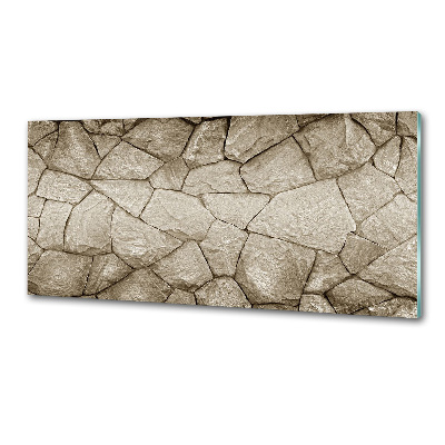 Spatplaat keuken Stenen muur