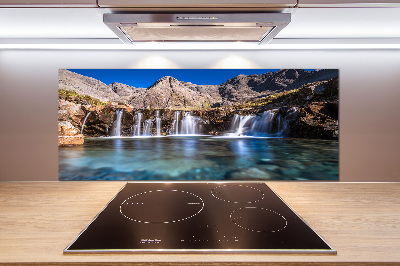 Achterwand keuken Waterval in de bergen