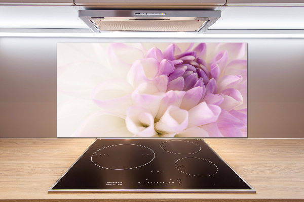 Keuken achterwand Witte dahlia
