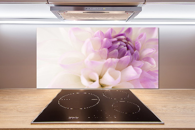 Keuken achterwand Witte dahlia