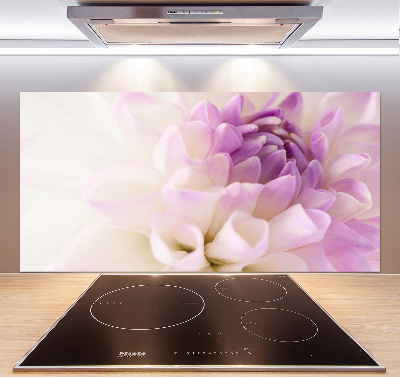 Keuken achterwand Witte dahlia