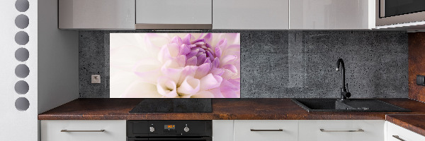Keuken achterwand Witte dahlia