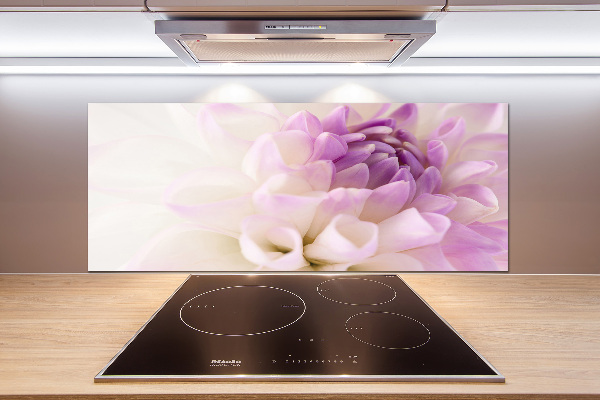 Keuken achterwand Witte dahlia