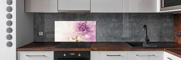 Keuken achterwand Witte dahlia