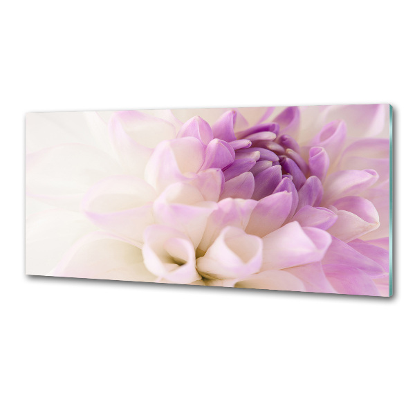 Keuken achterwand Witte dahlia